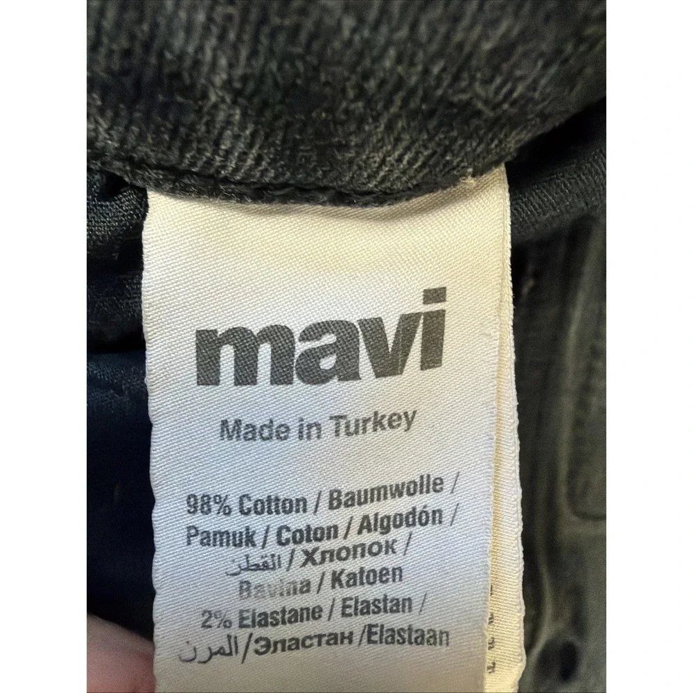 Mavi‎ Myles Men's Black Jeans Straight Leg Size 38/34 Black Denim